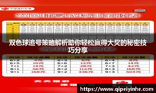 双色球追号策略解析助你轻松赢得大奖的秘密技巧分享