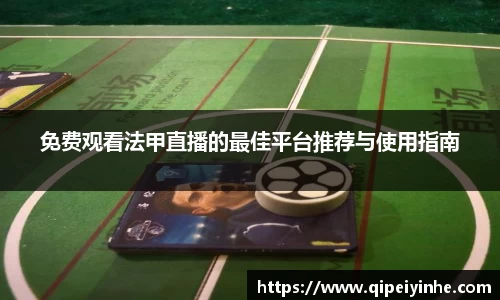 免费观看法甲直播的最佳平台推荐与使用指南